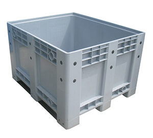 solid plastic pallet box
