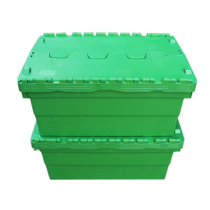 hinged lid storage bins