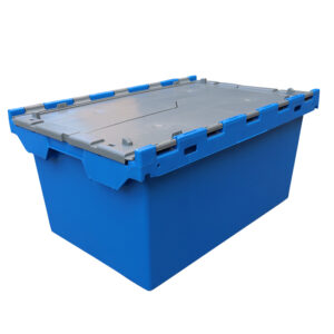 hinged lid storage bins