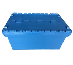 hinged lid storage bins
