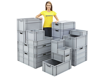 stackable plastic crates