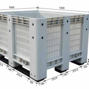 buckhorn plastic bulk containers PB-1210B1