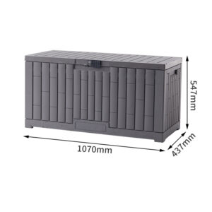 Outdoor deck box
